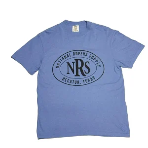 NRS Decatur Texas Oval Logo Mystic Blue Tee Shirt