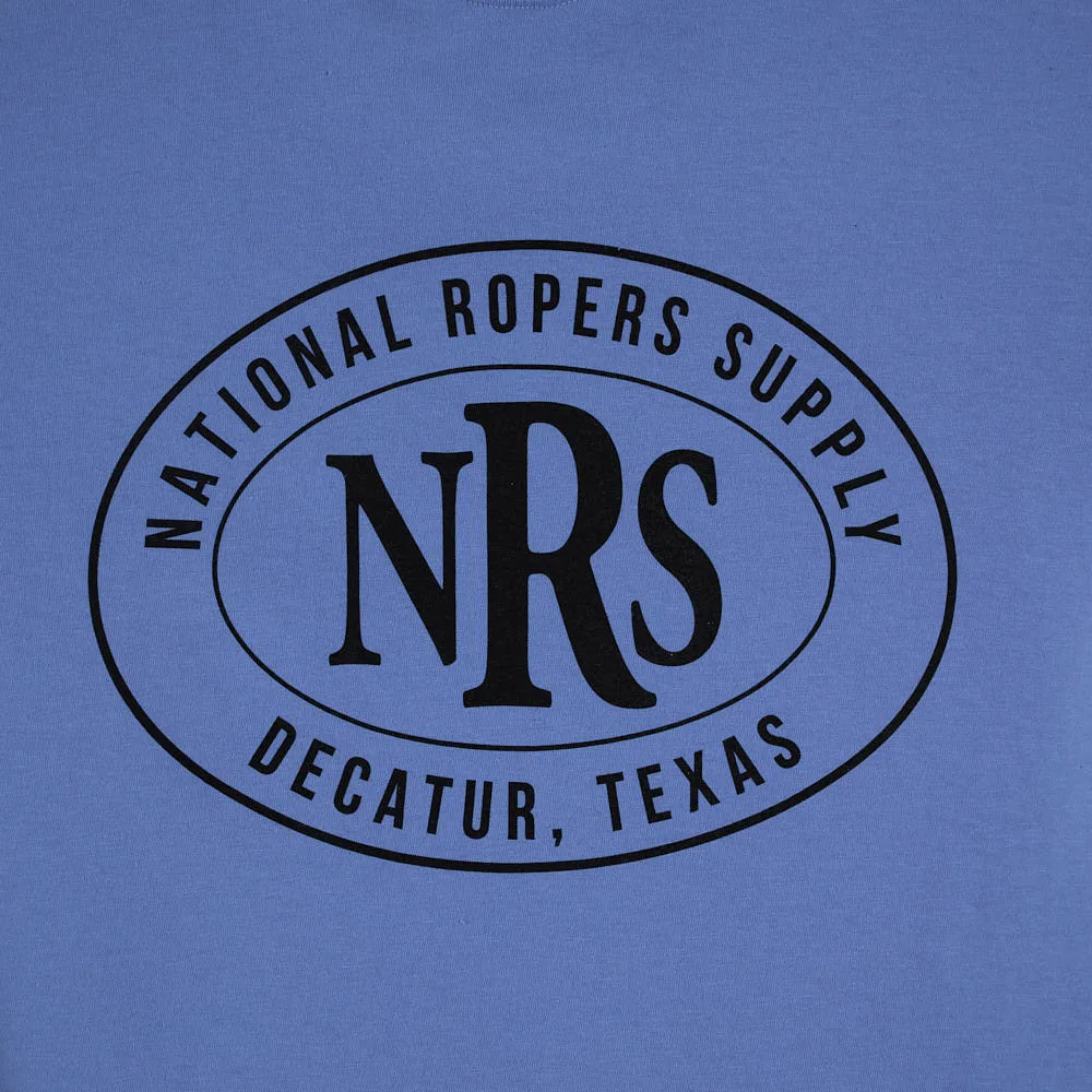 NRS Decatur Texas Oval Logo Mystic Blue Tee Shirt - Image 2
