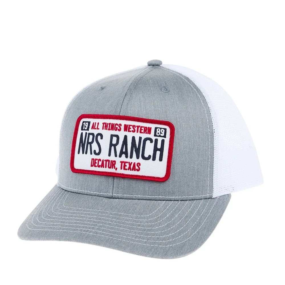 NRS Grey & White License Plate Logo Cap - Image 2