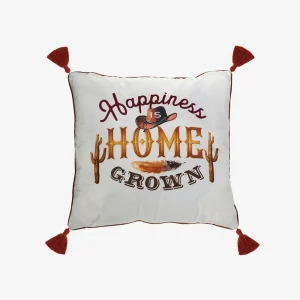 NRS Happiness is Home Grown Tassel Pillow