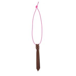 NRS Neon Pink Blood Knot Rope Bungee Strap