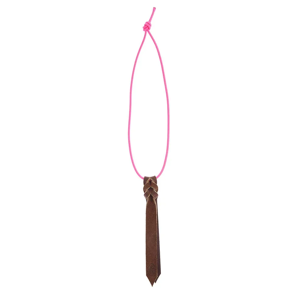 NRS Neon Pink Blood Knot Rope Bungee Strap