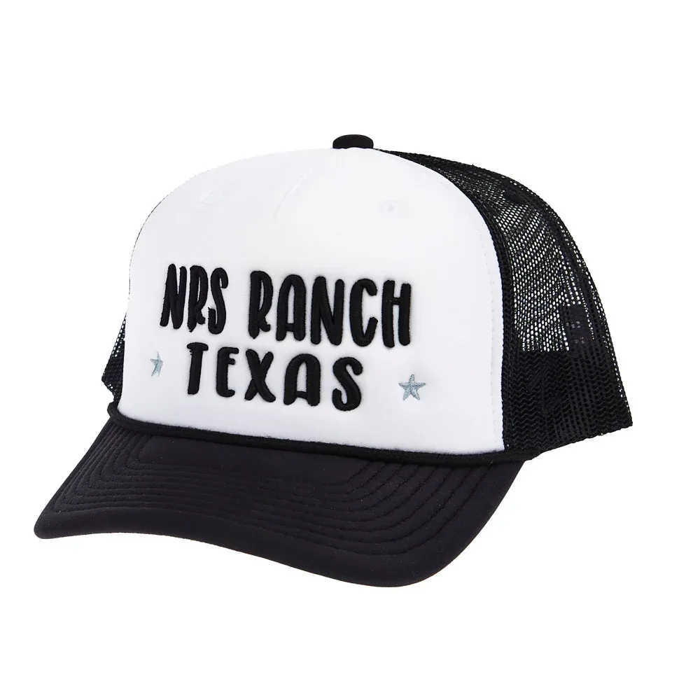 NRS NRS Ranch Texas Black & White Foam Cap - Image 2