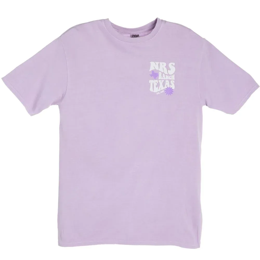 NRS NRS Ranch Texas Groovy Logo Wisteria Tee