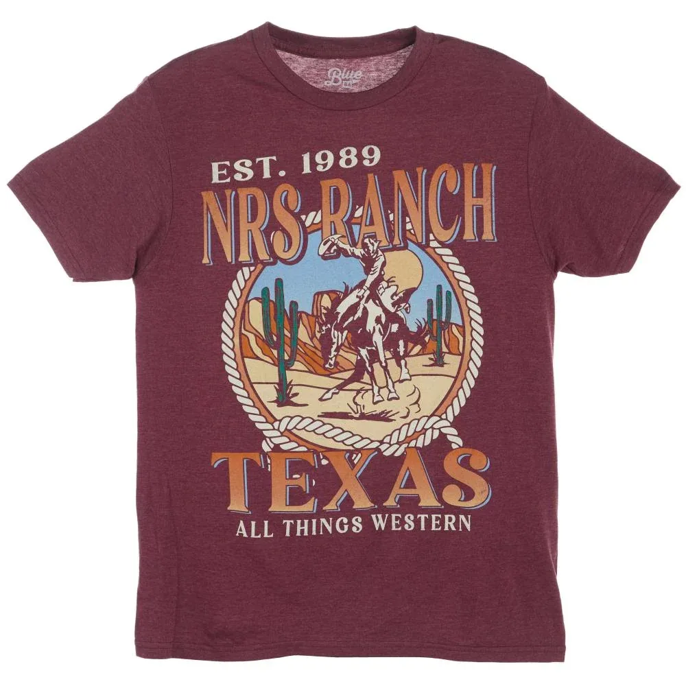 NRS NRS Ranch Wild Johnny Maroon Tee