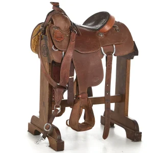 Nrs Pro Series Used Roughout 13.5in Calf Roping Saddle