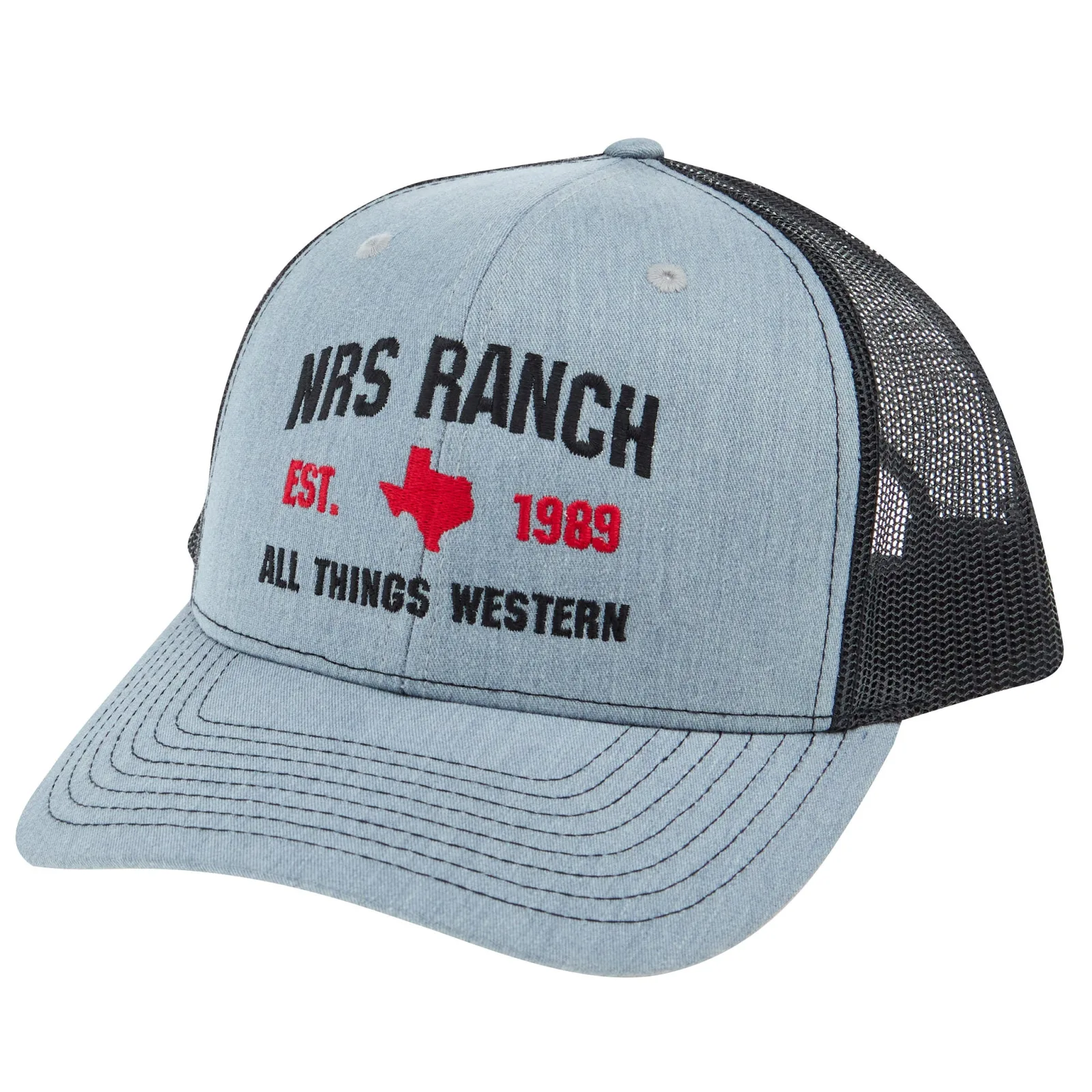 NRS Ranch All Things Western Grey/Black Cap - Image 2