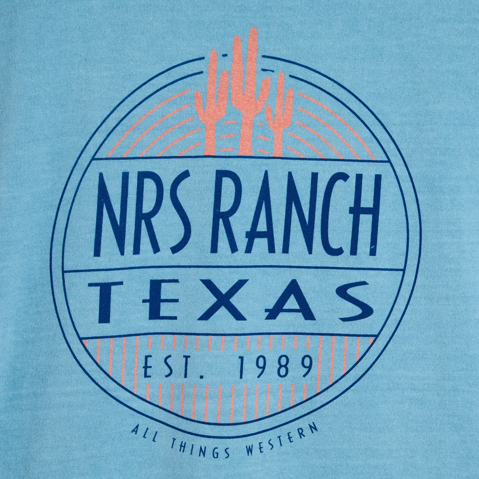 NRS Ranch Cactus Logo Glacier Tee - Image 2