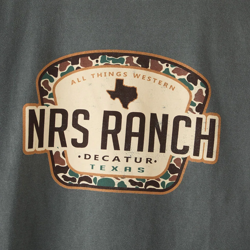 NRS Ranch Decatur Olive Camo Logo Tee Shirt - Image 2