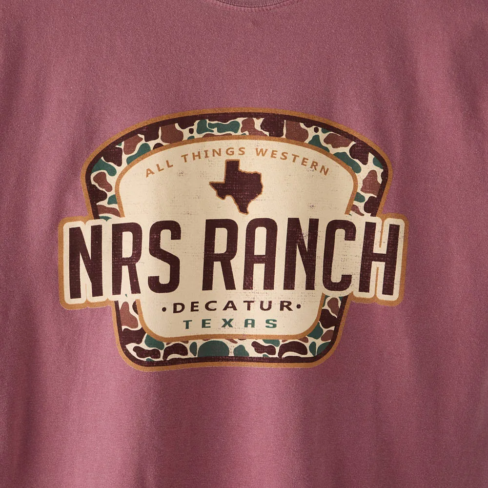 NRS Ranch Decatur Red Sand Camo Logo Tee Shirt - Image 2