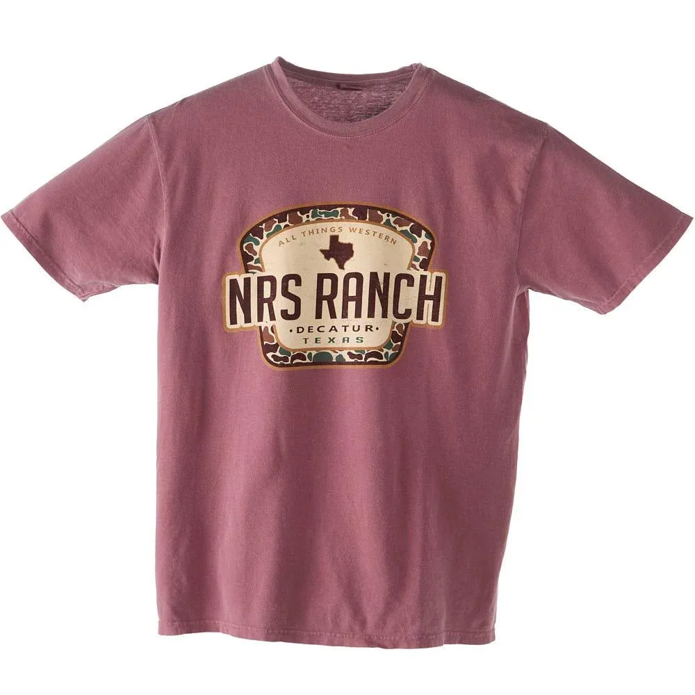 NRS Ranch Decatur Red Sand Camo Logo Tee Shirt