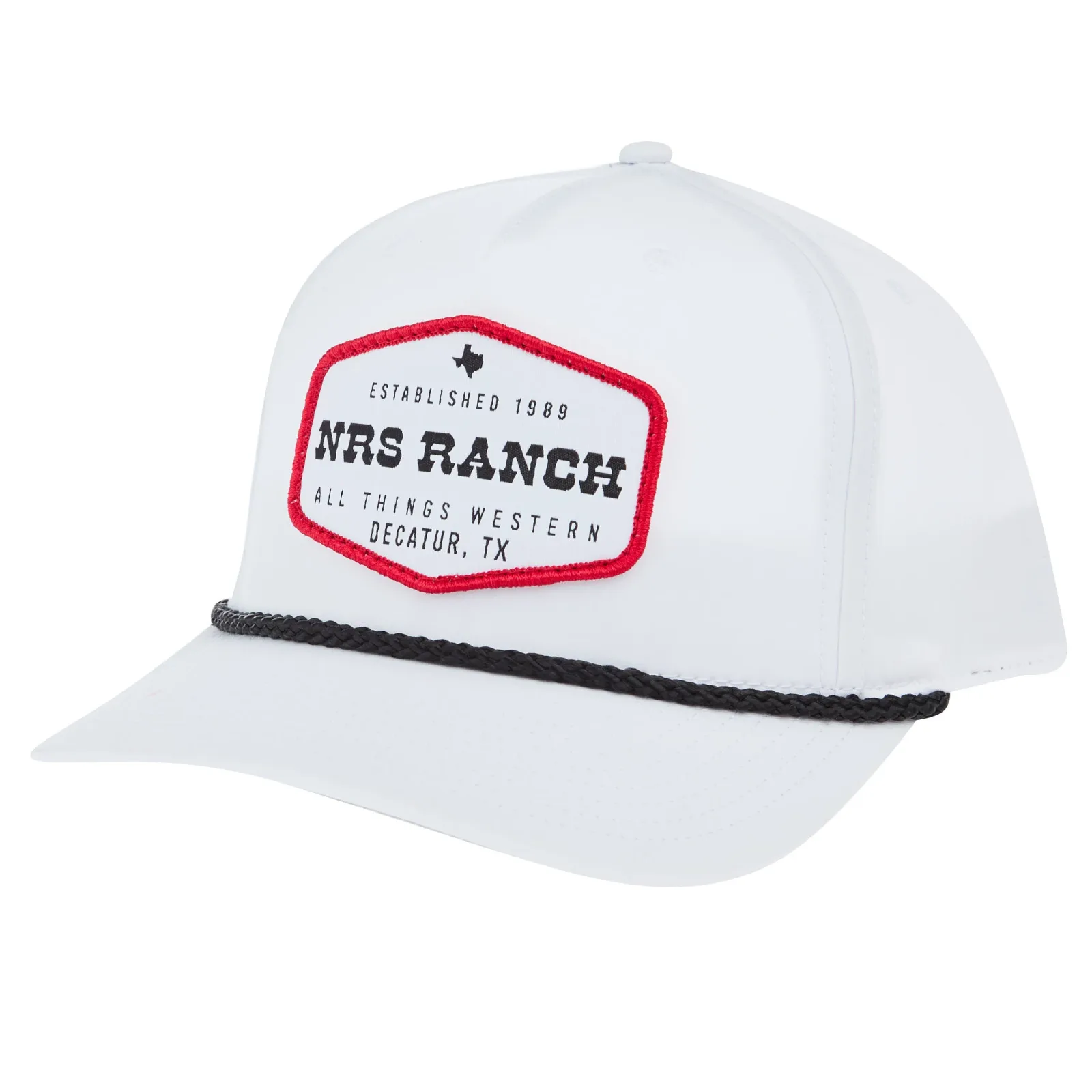 NRS Ranch White/Black Rope Cap - Image 2