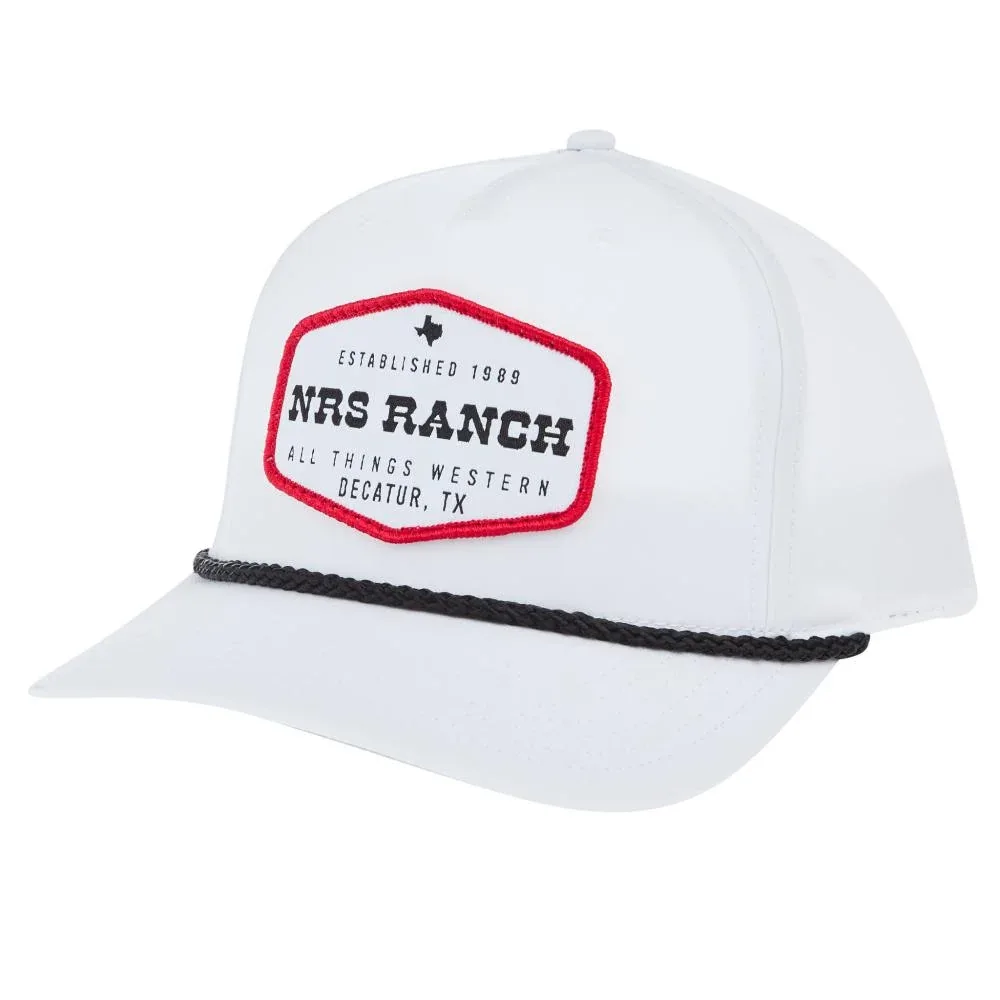 NRS Ranch White/Black Rope Cap