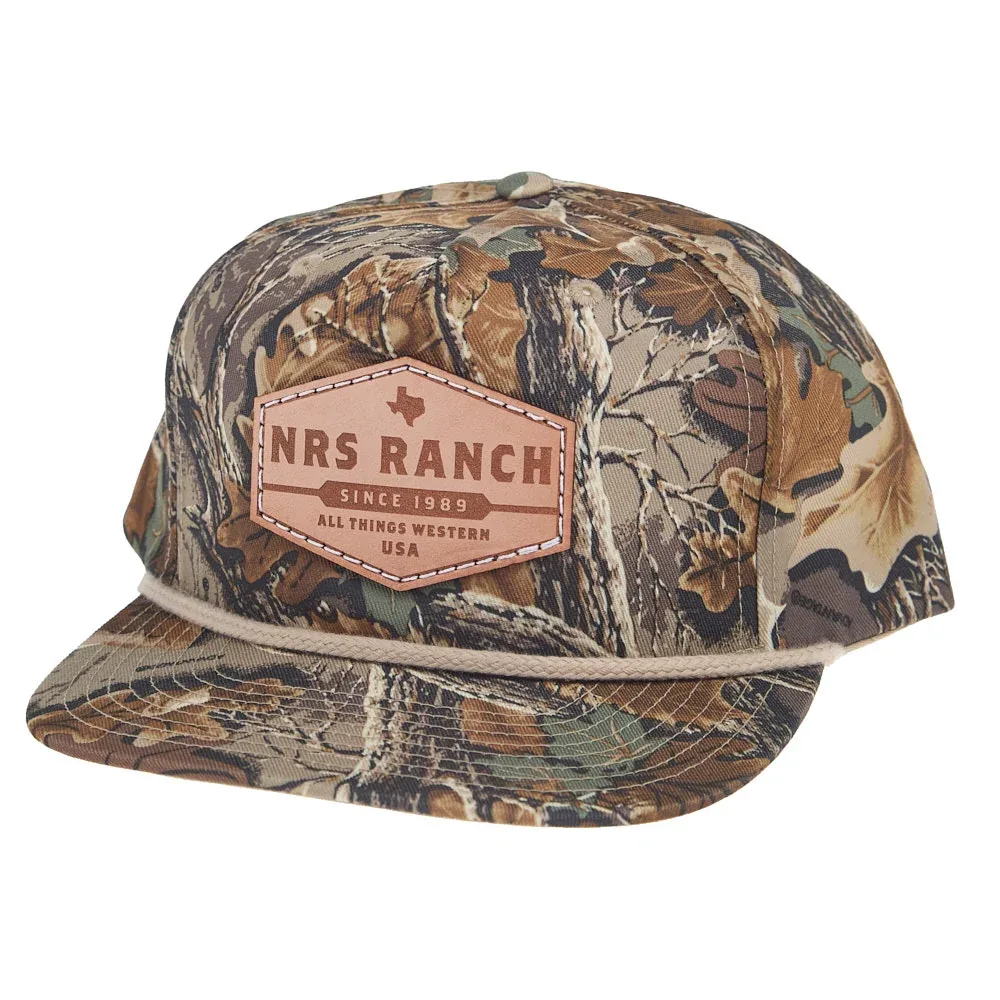 NRS Realtree Camo Khaki Rope Cap - Image 2