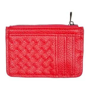 NRS Red Woven Card Holder