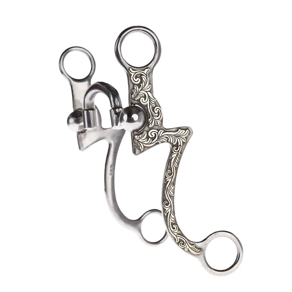 NRS Silver Seven Slow Twist Port Man Shank Bit - Image 2