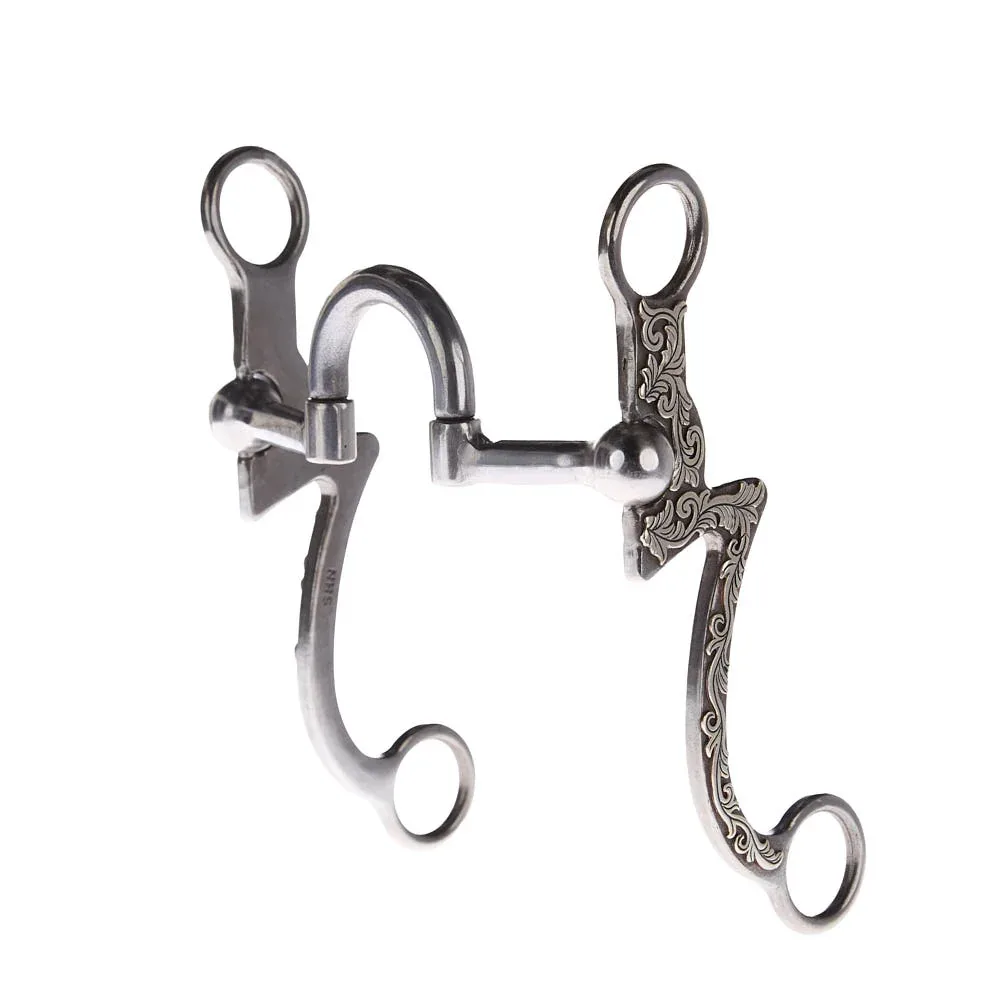 NRS Silver Seven Smooth Correctional Port Shank Bit