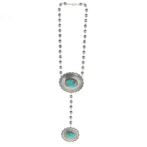 NRS Statement Navajo Pearl Concho Drop Necklace