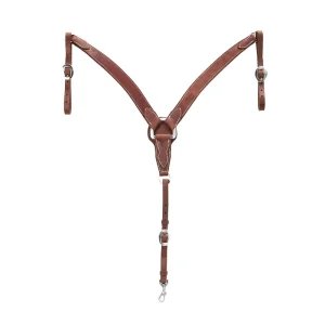 NRS Tack Heavy Oiled Hermann Oak Leather 1 1/2in Tapered Breast Collar