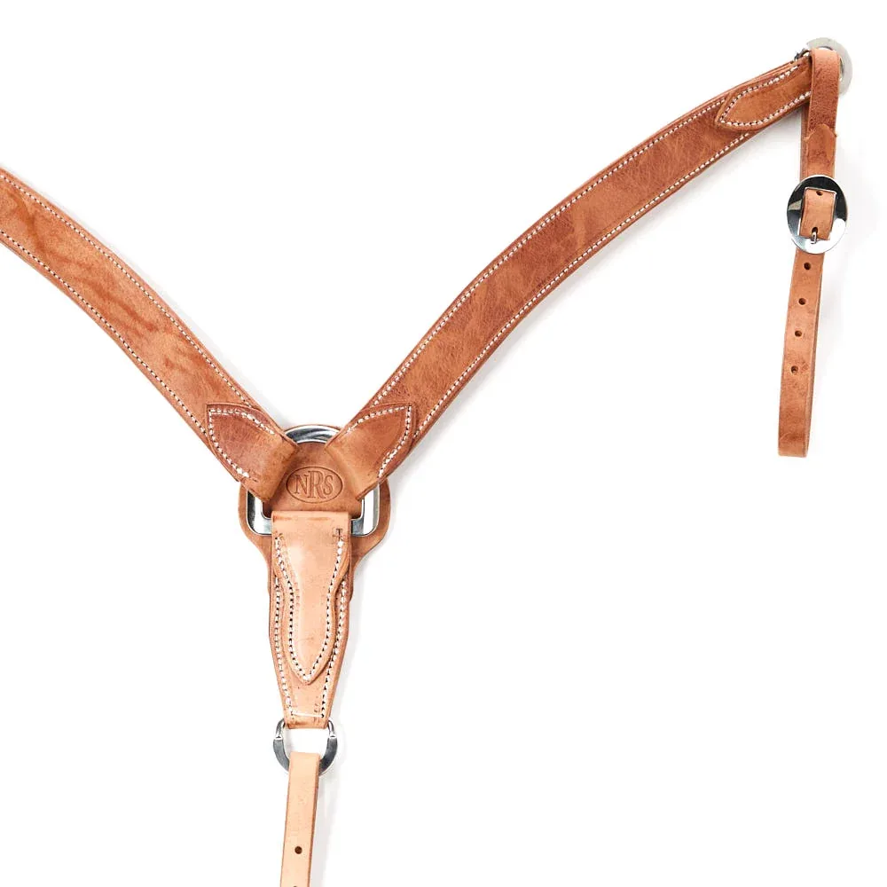 NRS Tack Natural Hermann Oak 1 1/2in Tapered Breast Collar - Image 2