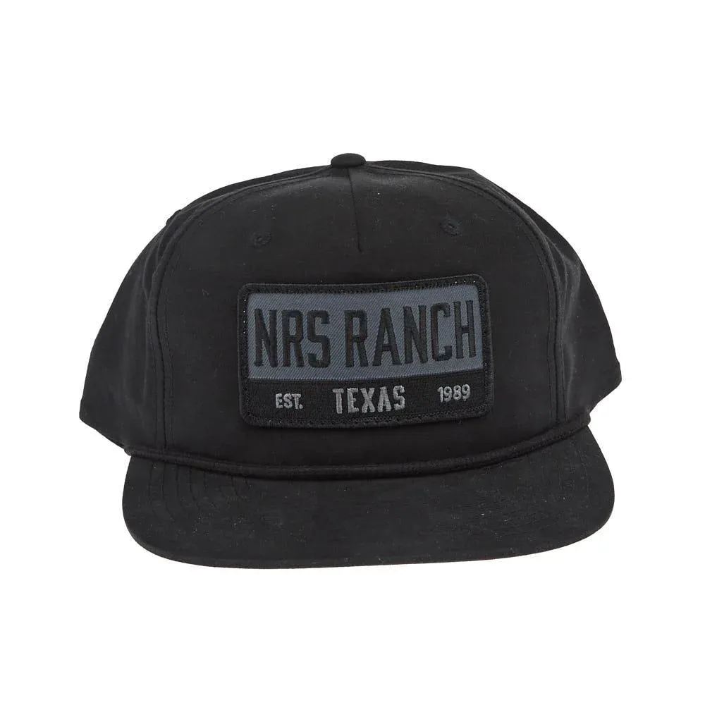 NRS Texas Embroidered Black On Black Cap