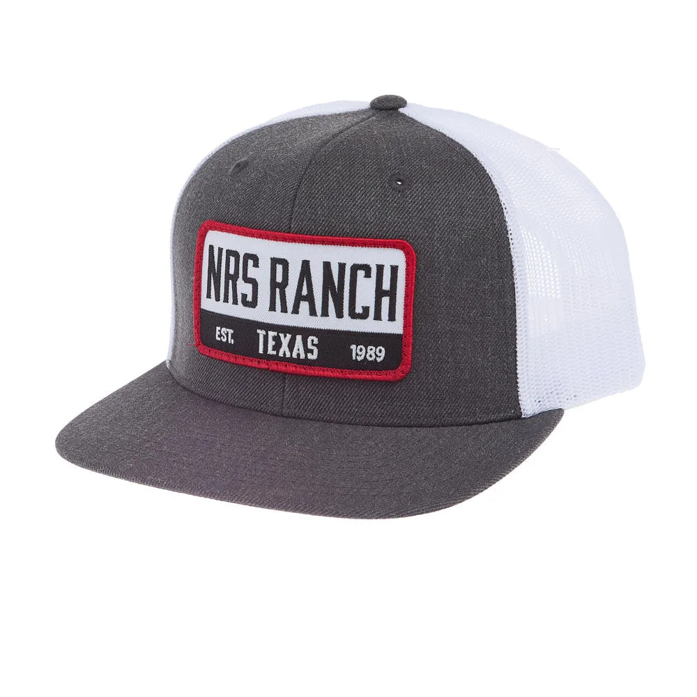NRS Texas Embroidered Charcoal & White Rope Cap - Image 2