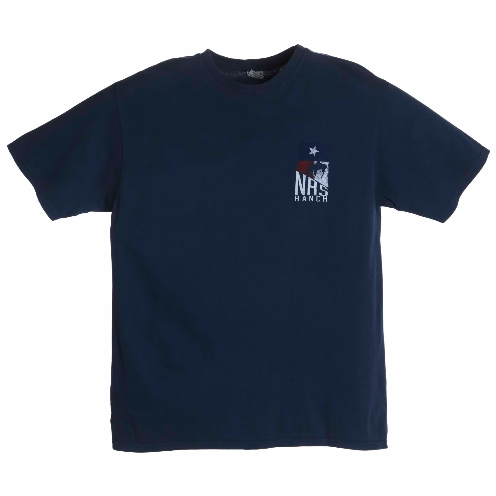 NRS Texas Flag Stacked Logo Navy Tee Shirt - Image 2