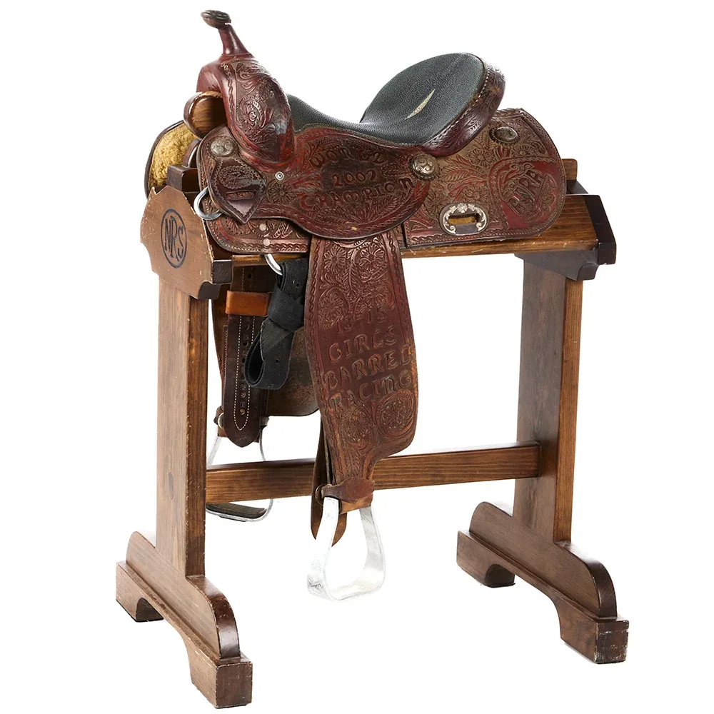 NRS Used 14in Lazy L Trophy Barrel Saddle - Image 2