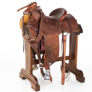 NRS Used 14in Roughout Double In Skirt Team Roper