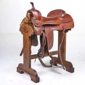 NRS Used 17.5 Square Skirt Cutting Saddle