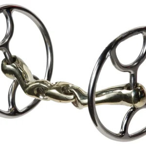 Nunn Finer® Oval Link Shaped Mouthpiece Cartwheel Bit