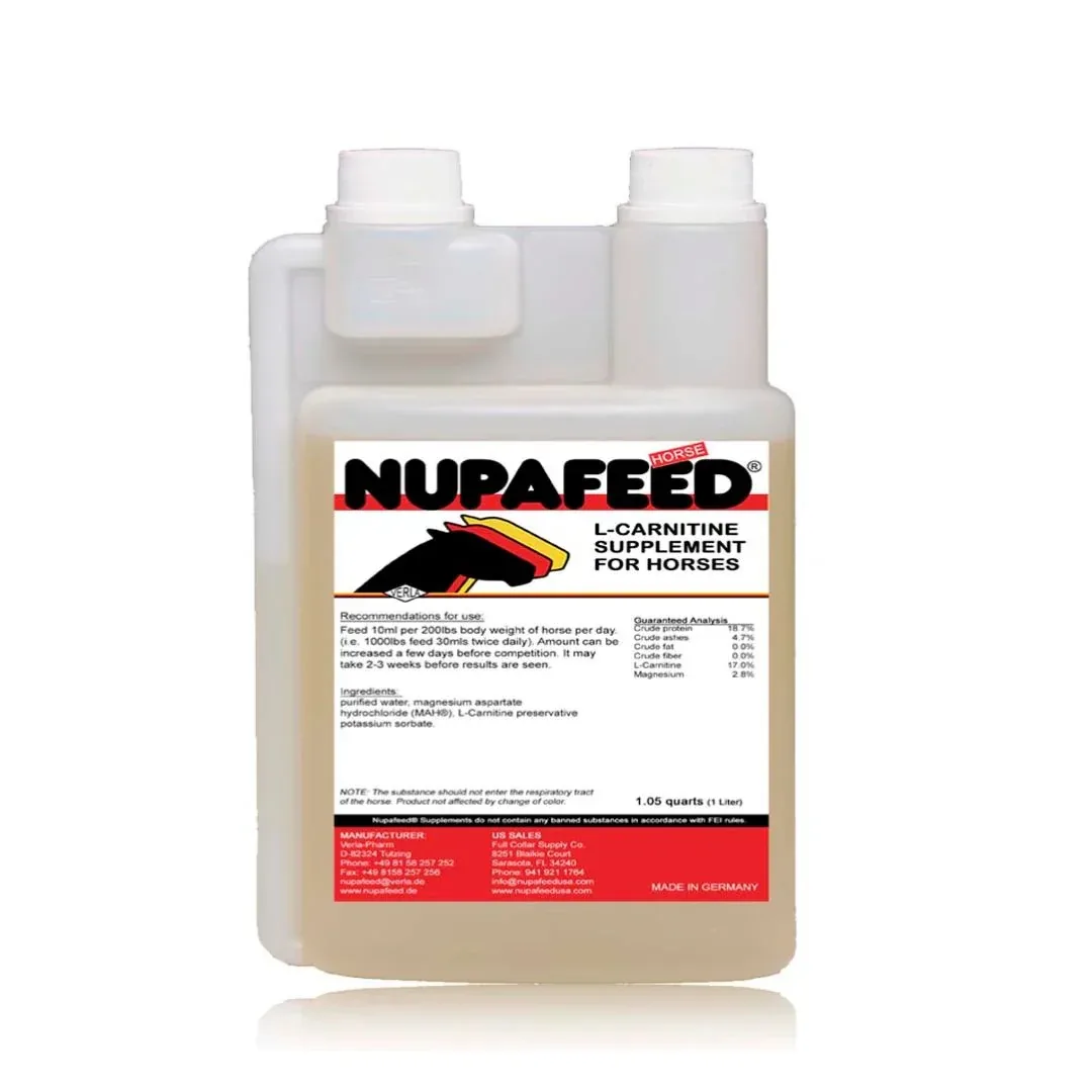 Nupafeed Usa L-Carnitine Daily Liquid for Horses 1 Liter - Image 2