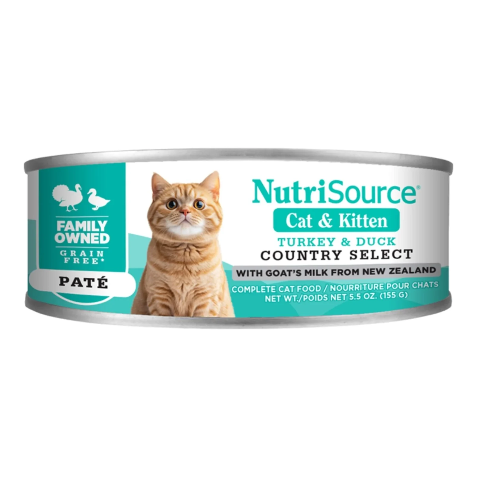 Nutrisource Cat Grain-Free Country Select Cans, 5.5 oz each, Case of 12