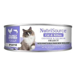Nutrisource Cat Select Grain-Free Chicken & Salmon, 5.5 oz each, Case of 12