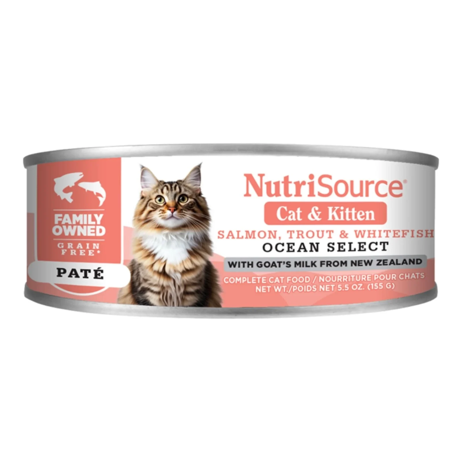 Nutrisource Cat Select Grain-Free Ocean, 5.5 oz each, Case of 12