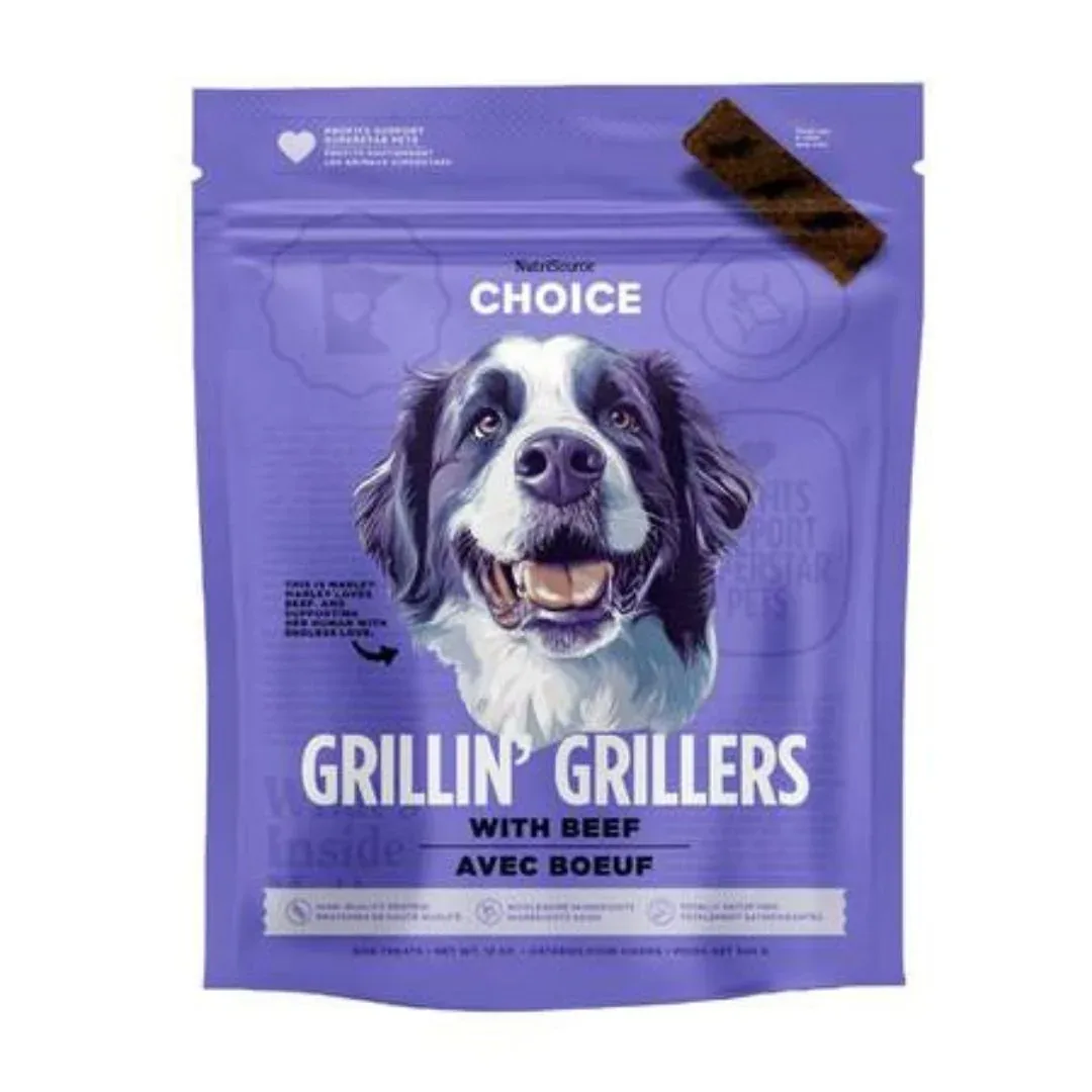 NutriSource Dog Choice Grillin Grillers Beef, 32oz