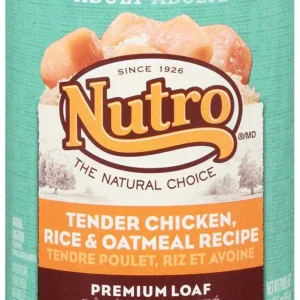 Nutro Chicken, Rice & Oatmeal Recipe Can Dog Food 12ea/12.5oz