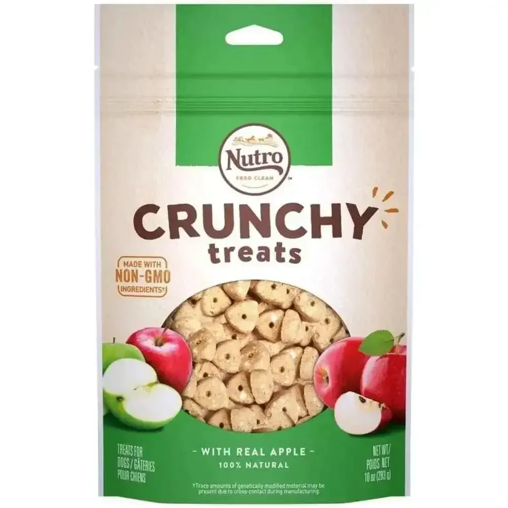 Nutro Products Crunchy Dog Treats Apple