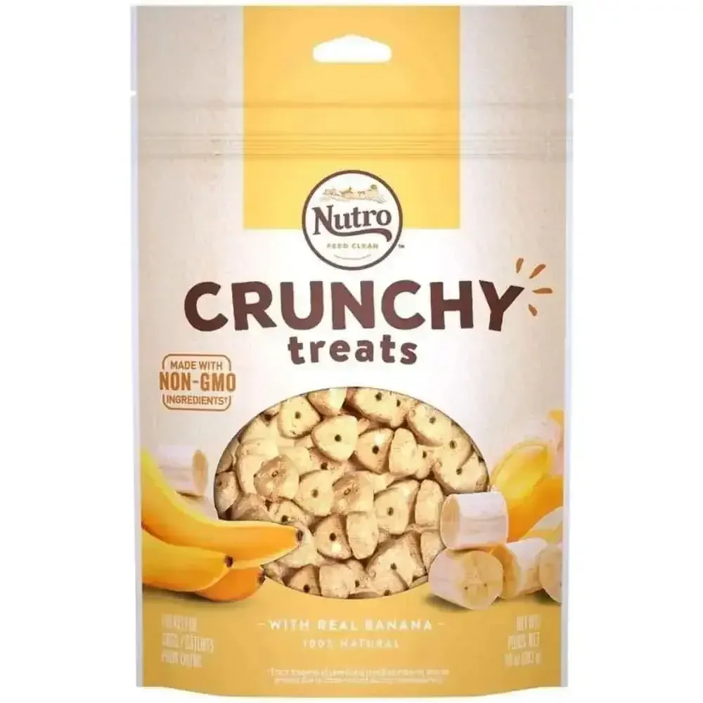 Nutro Products Crunchy Dog Treats Banana 10 oz