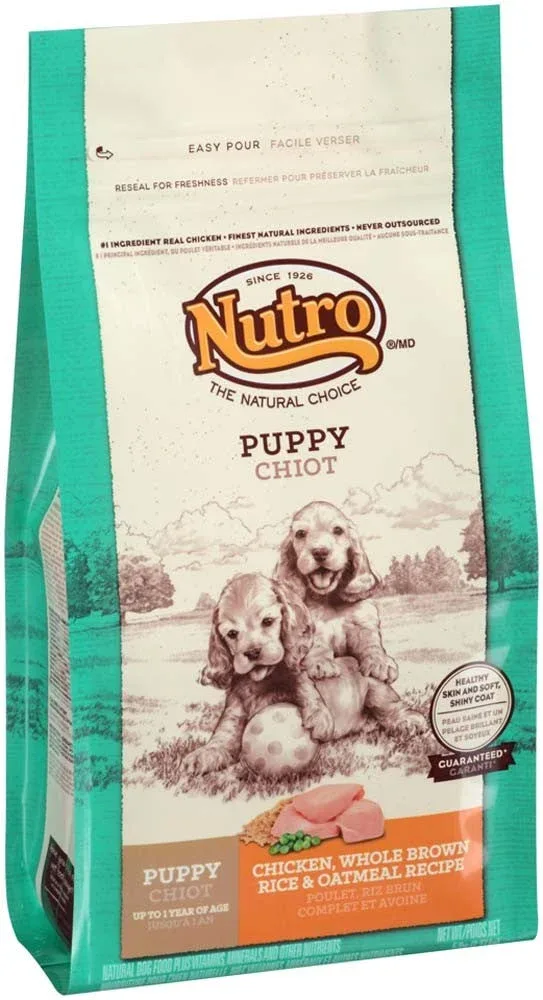 Nutro Products Natural Choice Dry Puppy Food, Chicken & Brown Rice, 5 lb