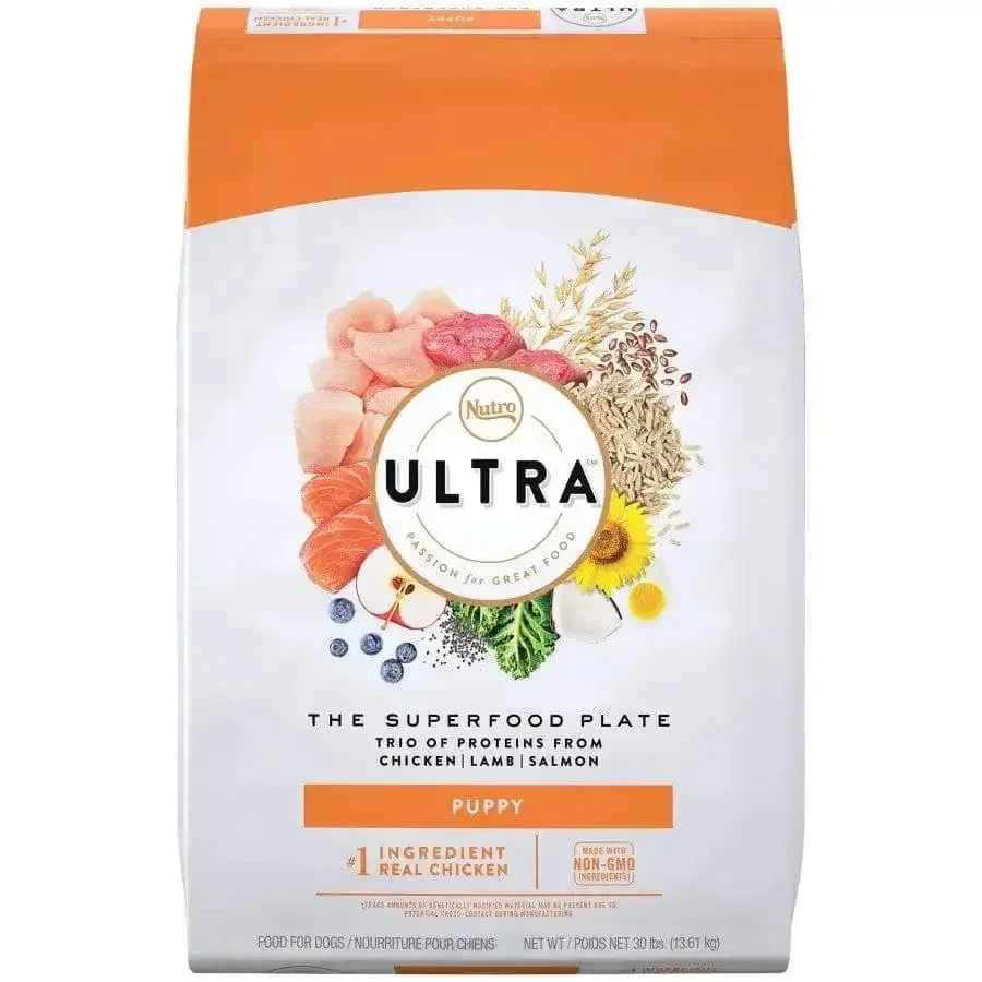 Nutro Products Ultra High Protein Puppy Dry Dog Food Chicken, Lamb & Salmon