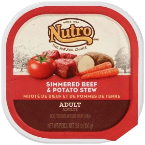 Nutro Simmered Beef & Potato Stew Caned Dog Food 24ea/3.5oz