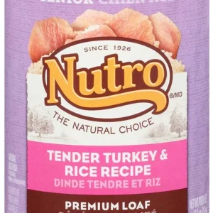 Nutro Tender Turkey,Sweet Potato & GreenBean Recipe Can Senior Dog Food 12ea/12