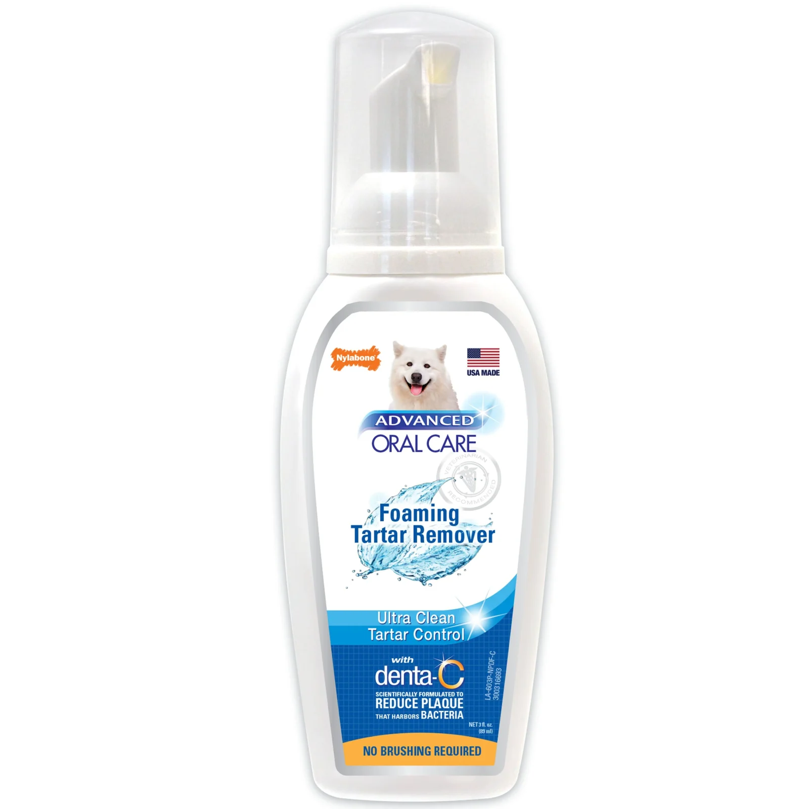 Nylabone Advanced Oral Care Foaming Tartar Remover Original, 4 oz, 1 ct