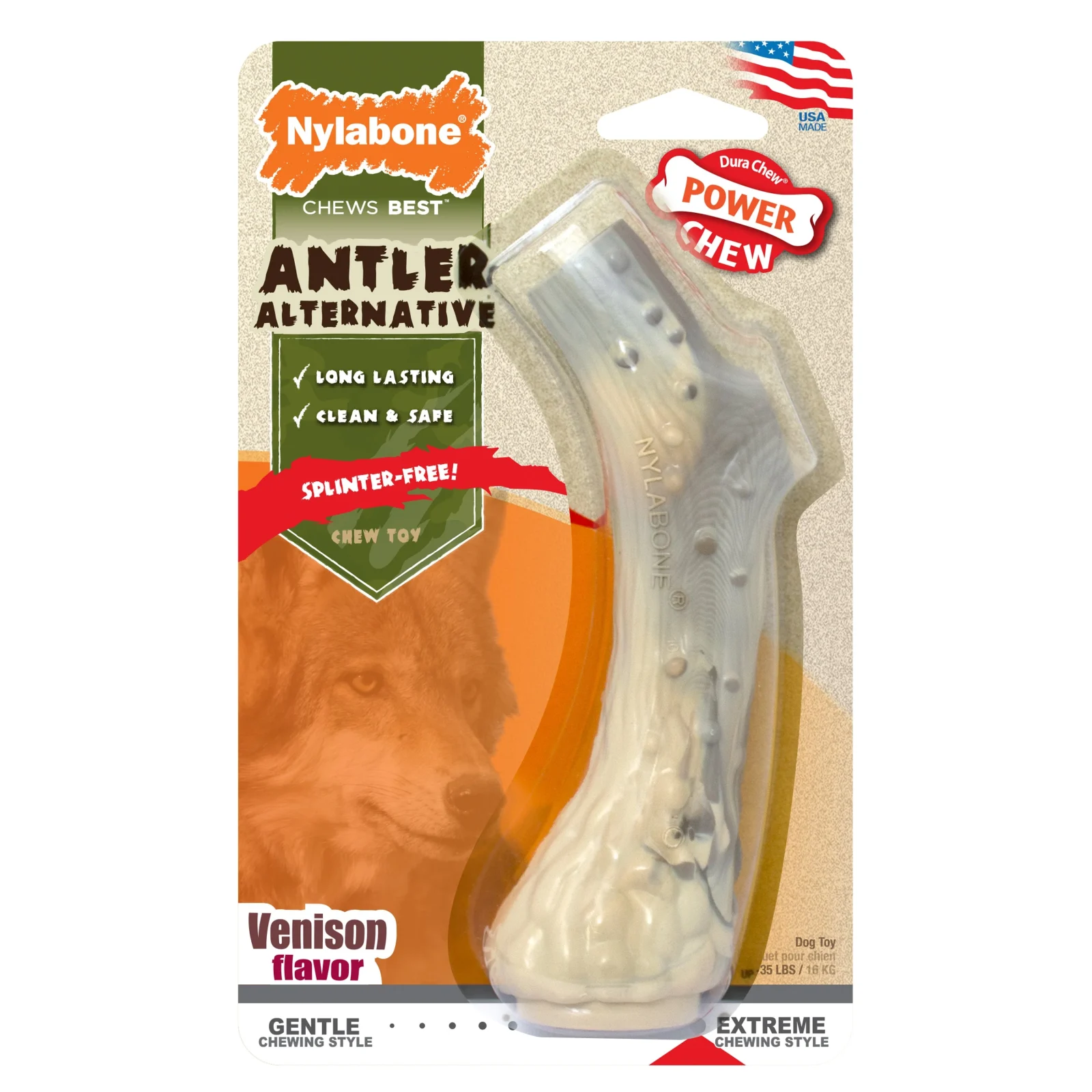 Nylabone Dura Chew Nylon Antler Medium