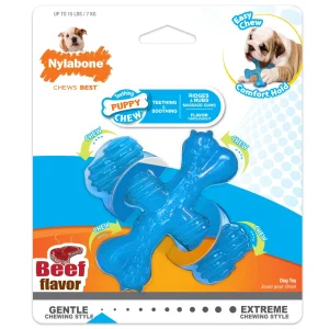 Nylabone Dura Chew X Bone Puppy Beef Flavor Small