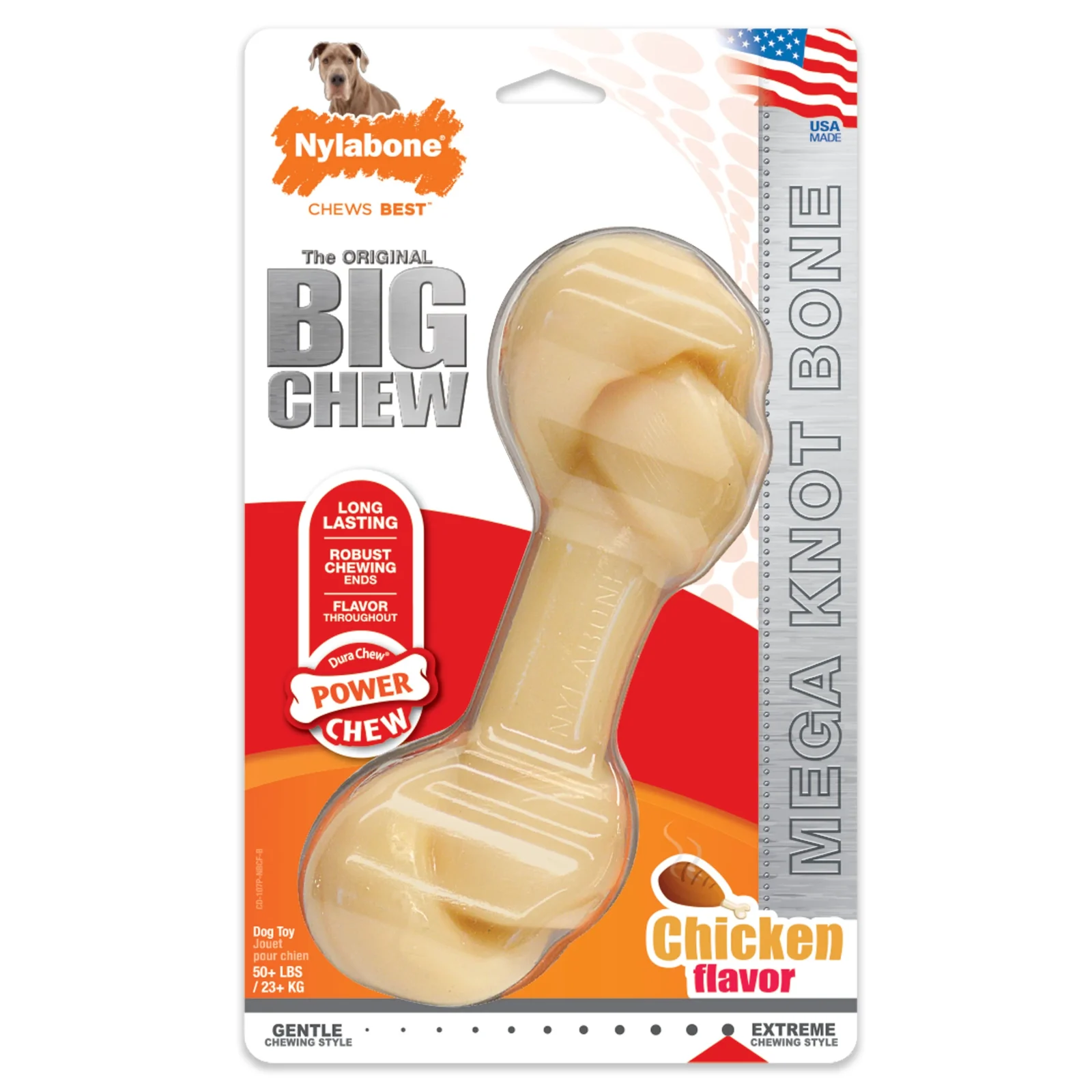 Nylabone DuraChew Big Chew Knot Original Blister Card Large