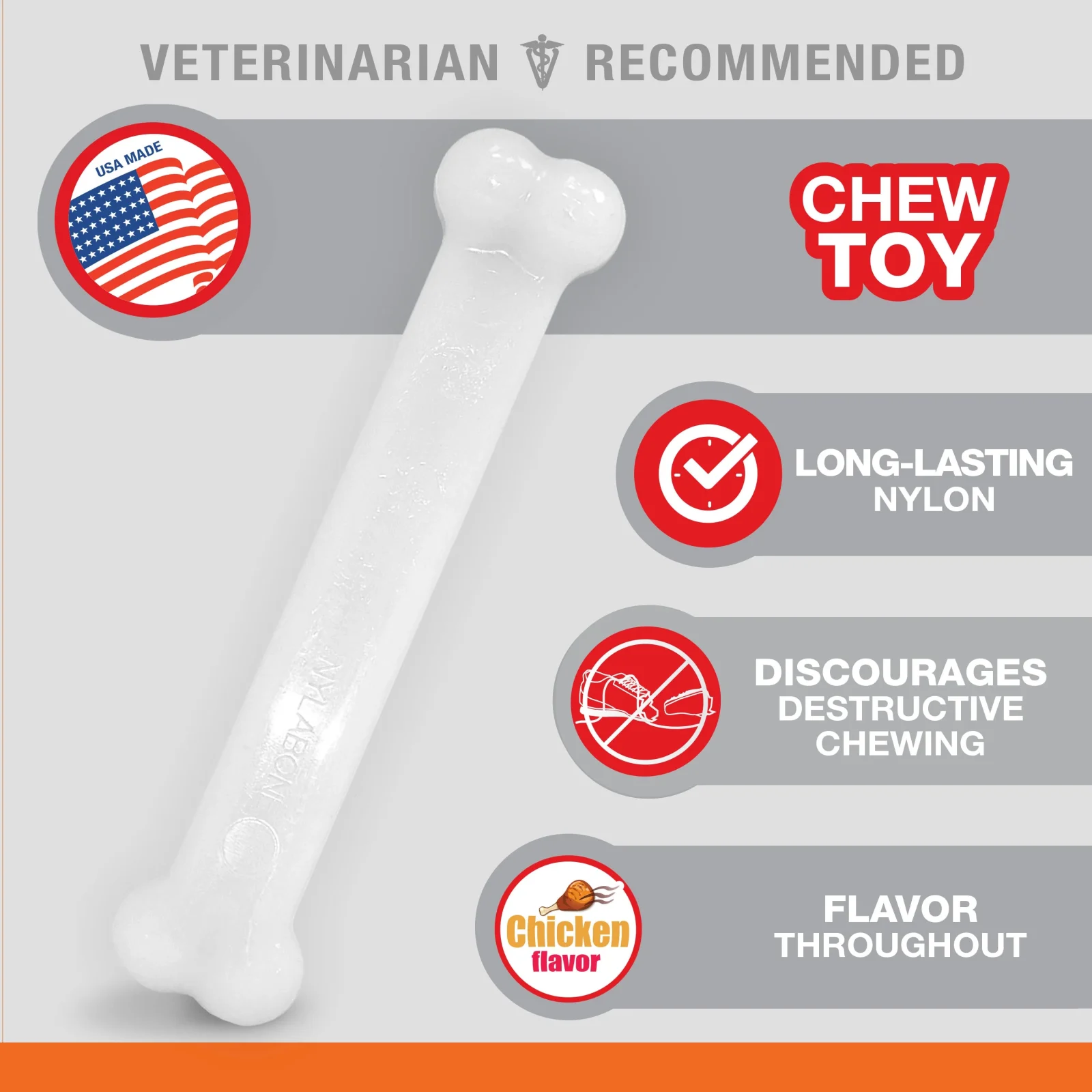 Nylabone DuraChew Chicken Blister Card Giant - Image 2