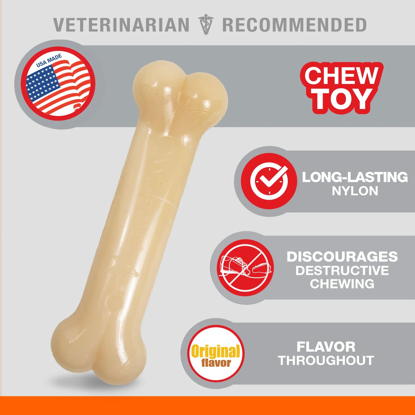 Nylabone DuraChew Original Blister Card Wolf - Image 2
