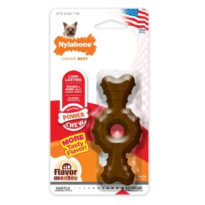 Nylabone DuraChew Textured Ring Bone Chicken Blister Card Petite